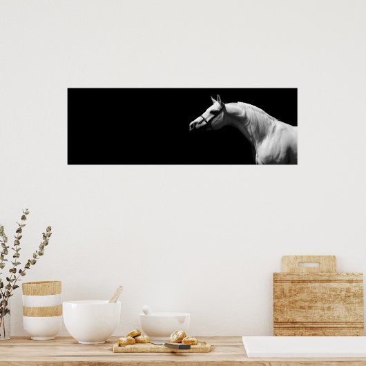 Schwarzes und Weiß Poster (Küche)