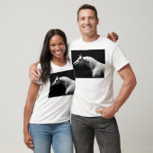 Schwarzes und Weiß T-Shirt (Unisex)