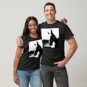 Schwarzes und Weiß T-Shirt (Unisex)