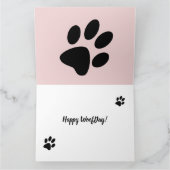 Schwarzes und weißes elsatisches Foto Karte (Innenseite)