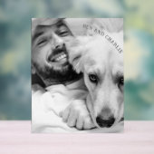 Schwarzes und weißes Foto Acrylschild (Neutral)