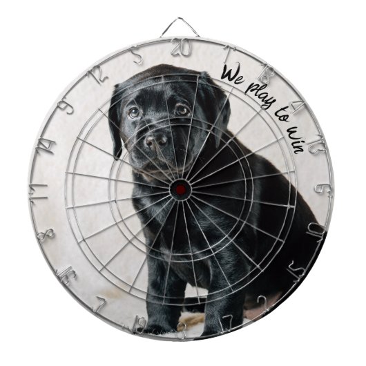 Schwarzes und weißes Foto Dartscheibe (vorne)