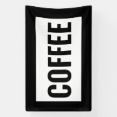 SCHWARZES UND WEISSES OFFENES SIGN BANNER (Vertikal)