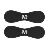 schwarzes und weißes personalisiertes Monogramm-In Baseball (Paneele)