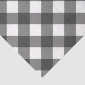 Schwarzes und weißes verschachteltes Gewebe Seidenpapier (Ausschnitt)