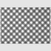 Schwarzes und weißes verschachteltes Gewebe Seidenpapier (Vorderseite)