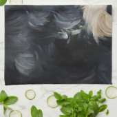 Schwarzes und wheaten schottische Terrier Küchentuch (Gefaltet)