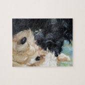 Schwarzes und wheaten schottische Terrier Puzzle (Horizontal)