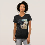 Schwarzes und wheaten schottische Terrier T-Shirt (Vorne ganz)