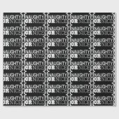 Schwarzes, undurchsichtiges oder schönes Whitetext Geschenkpapier (Flach)