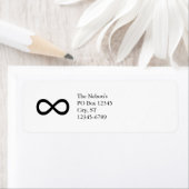 Schwarzes Unendlichkeitssymbol (Insitu)