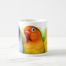 Schwarzes verdeckter Fischer Lutino Pfirsich Kaffeetasse