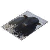 Schwarzes Vieh Stier Notizblock (Linke Seite)