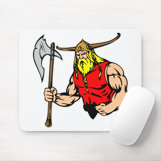 Schwarzes Viking Mousepad (Mit Mouse)
