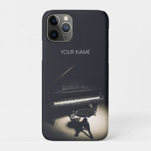 Schwarzes Vintage-Flügelklavier Case-Mate iPhone Hülle