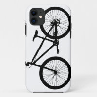 Schwarzes Vintages Fahrrad-einfache Kasten iPhone