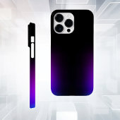 Schwarzes Violet Gradient Glow iPhone Hülle