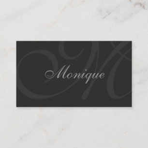 Schwarzes Visitenkarte