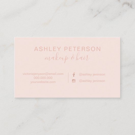 Schwarzes Visitenkarte (Rückseite)