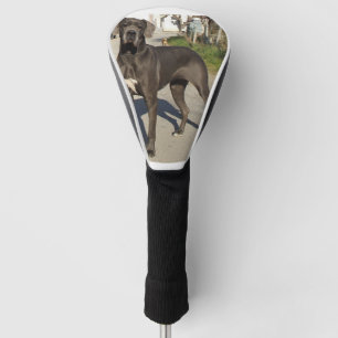 schwarzes volles great danes golf headcover
