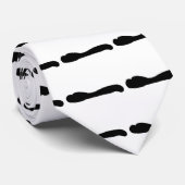 Schwarzes Walroß Oosik Krawatte (Gerollt)