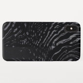 Schwarzes Wasser Case-Mate iPhone Hülle (Rückseite (Horizontal))