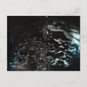 Schwarzes Wasser Postkarte (Vorderseite)