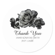 Schwarzes Wasser Rose Elegante Hochzeit Gefallen a