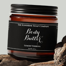 Schwarzes, wasserdichtes Gehäuse, Butterkleber Wasserflaschenetikett