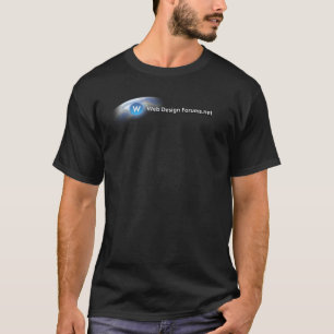 Schwarzes WDF Logo/Titel/ErdSturzflug T-Shirt