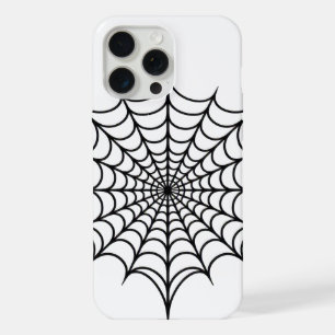 Schwarzes Web iPhone 15 Pro Max Hülle