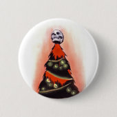 SCHWARZES WEIHNACHTEN: Feliz Navidad Button (Vorderseite)