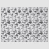 Schwarzes Weihnachtsmuster#3 ID1009 Seidenpapier (Vorderseite)