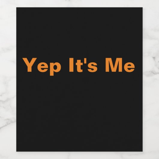 Schwarzes Weinetikett (Einzelnes Label)