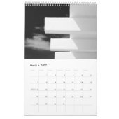 Schwarzes + weiß kalender (Mär 2027)