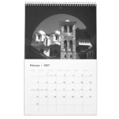 Schwarzes + weiß kalender (Feb 2027)