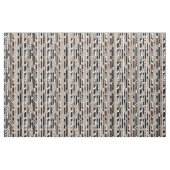 Schwarzes, weißes braunes Stammes- Muster Stoff (Fat Quarter (45,7 x 55,9 cm))
