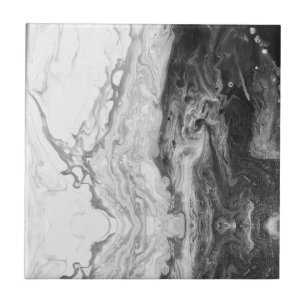 Schwarzes weißes fliese