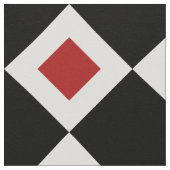 Schwarzes, weißes, rotes stoff (Nahaufnahme)