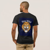 schwarzes Wild-T-Shirt T-Shirt (Schwarz voll)