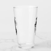 Schwarzes Wildpferd Glas (Links)