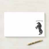 Schwarzes Wildpferd - Notizen (Auf Schreibtisch)