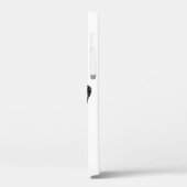 Schwarzes Wildpferd - Schwarzweiß Zeichnend Case-Mate iPhone Hülle (Rückseite / Links)