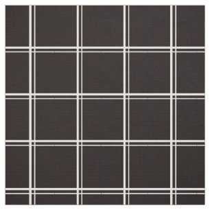 Schwarzes Windows-Kariert Stoff