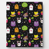 Schwarzes Wonderland Fotoplatte (Vorderseite)