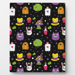 Schwarzes Wonderland Fotoplatte