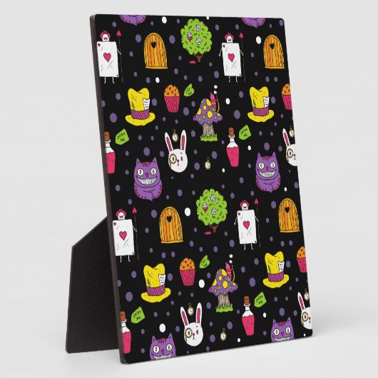 Schwarzes Wonderland Fotoplatte (Seite)