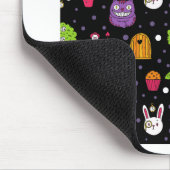 Schwarzes Wonderland Mousepad (Ecke)