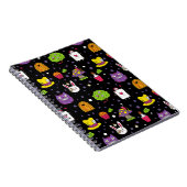 Schwarzes Wonderland Notizblock (Rechte Seite)