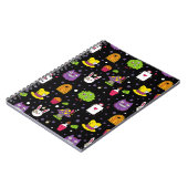 Schwarzes Wonderland Notizblock (Linke Seite)